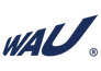 Blue 'WAU' logo 